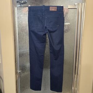 Zara Man Sports Wear Pants Basic Mens 30x29 Dark Blue Casual Slim Tapered EUC